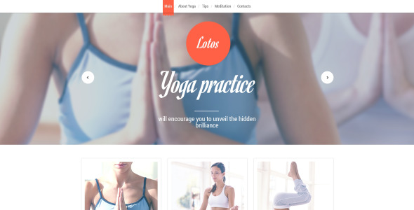 йога отзывчивый шаблон сайта йога отзывчивый шаблон сайта