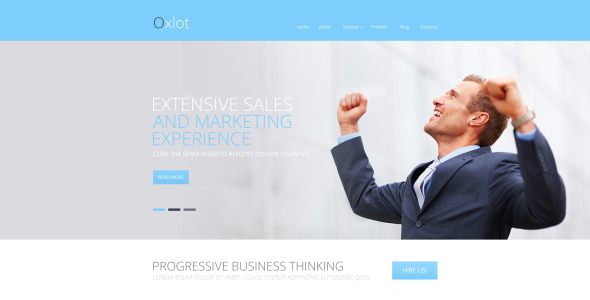 адаптивный шаблон сайта маркетингового агентства