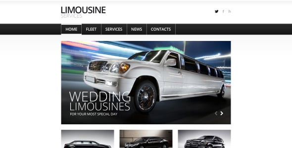 лимузин сервис joomla шаблон