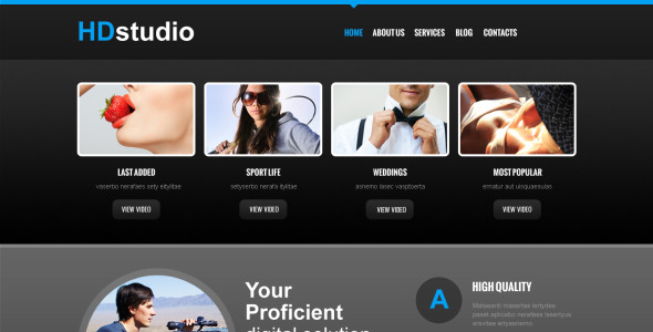 фотостудия отзывчивый шаблон joomla