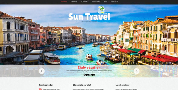 отзывчивый шаблон joomla для туристического агентства