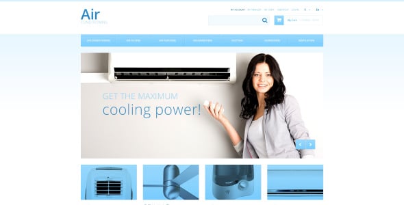 тема кондиционеров magento