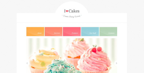 адаптивный шаблон сайта пекарни