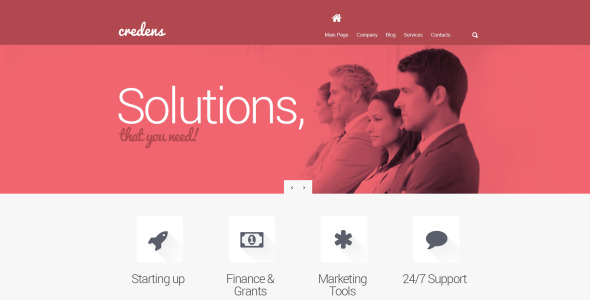бизнес для смелого старта wordpress тема