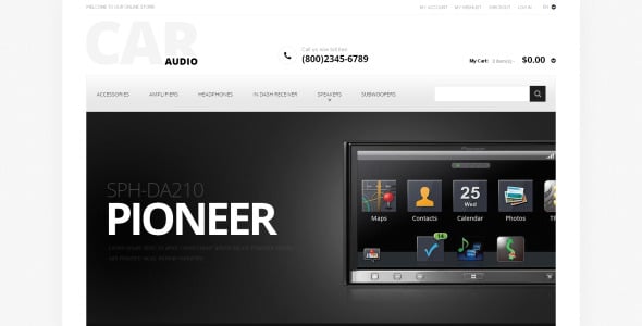 автомобильная аудиосистема magento theme