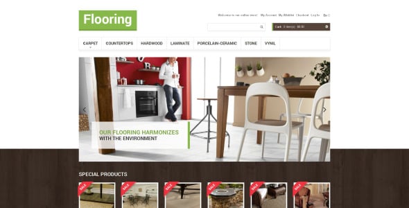 магазин напольных покрытий magento theme