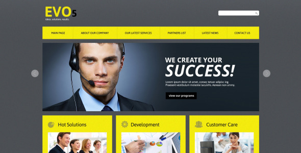 адаптивный шаблон joomla для управляющей компании