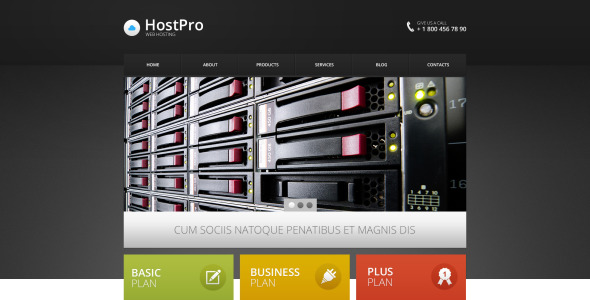 хостинг отзывчивый шаблон drupal