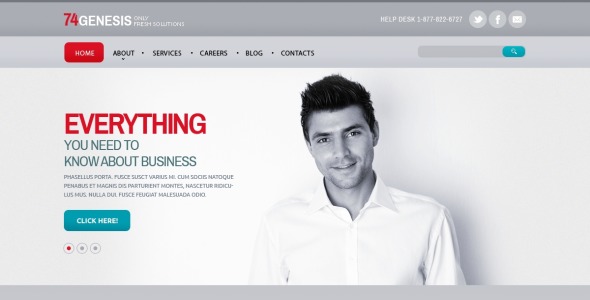 адаптивный шаблон веб-сайта merchant services