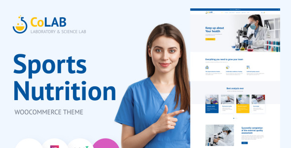 science lab отзывчивая тема wordpress