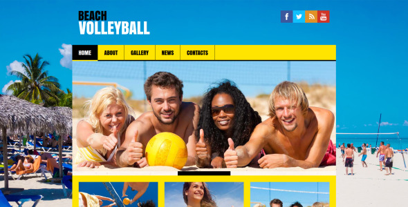 волейбол moto cms html шаблон