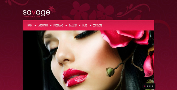 салон красоты drupal шаблон