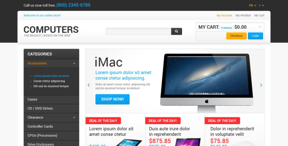 лучшие компьютеры в сети тема magento