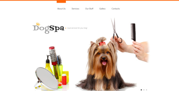 собака отзывчивый шаблон сайта