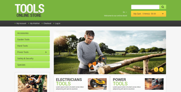 инструменты онлайн тема magento