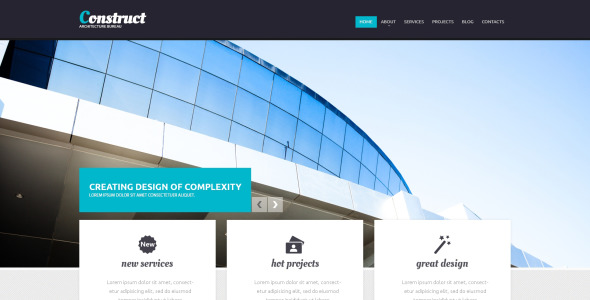 архитектура адаптивный шаблон drupal