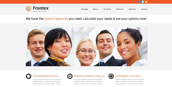 бизнес и услуги отзывчивая тема wordpress