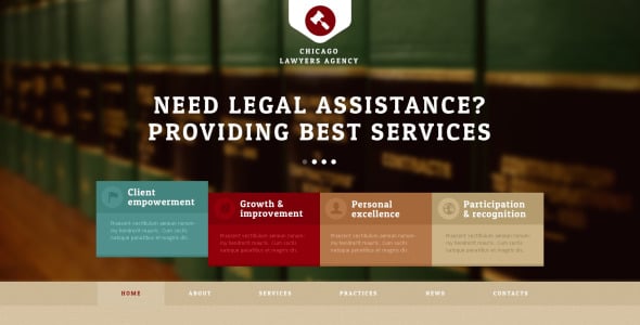 юристы агентства joomla шаблон