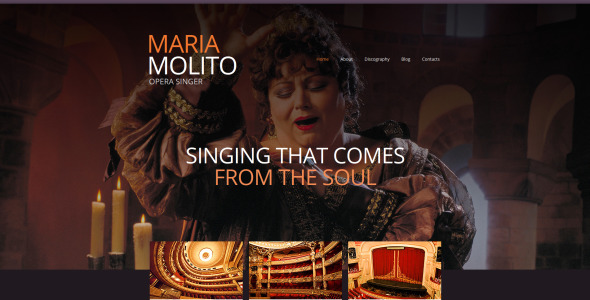 singer moto cms html шаблон