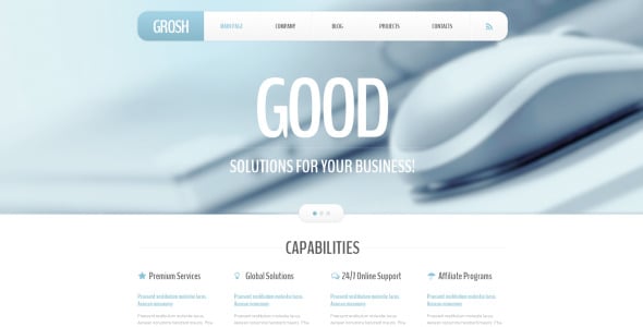 Консалтинг отзывчивая тема wordpress