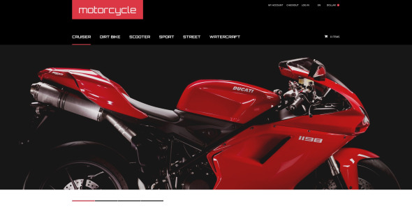 мотоцикл zencart шаблон
