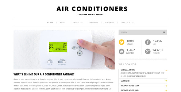 кондиционер wordpress тема