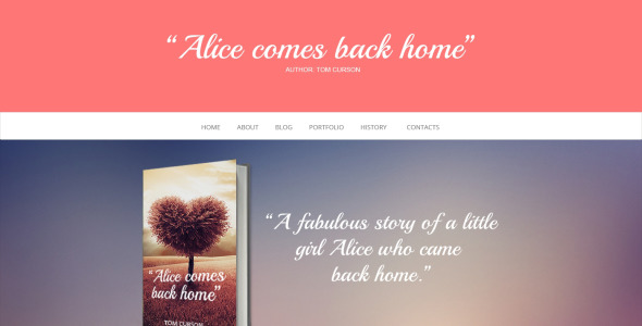 отзывчивый шаблон сайта для отзывов о книгах