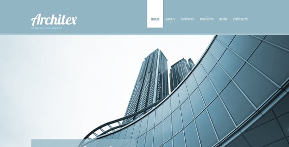 адаптивный шаблон сайта строительной компании