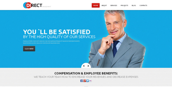 управляющая компания отзывчивая тема wordpress