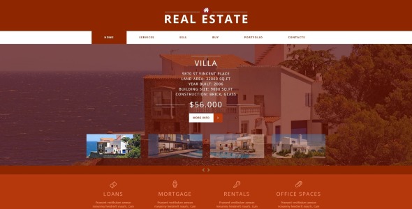 агентство недвижимости joomla шаблон