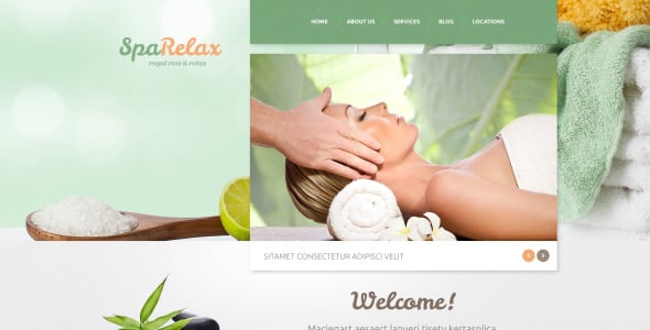 спа салон wordpress тема