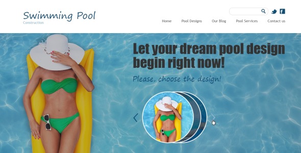 шаблон joomla для плавательного бассейна