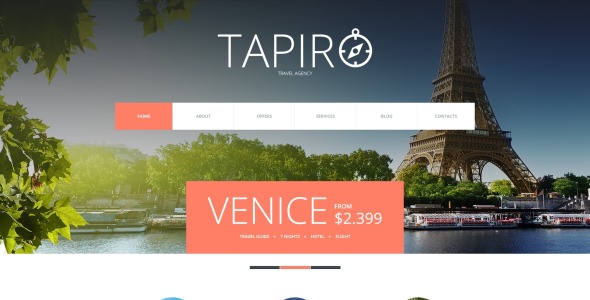 шаблон туристического сайта joomla