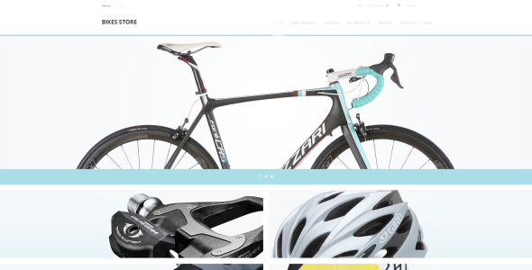Bikes Store ZenCart Template