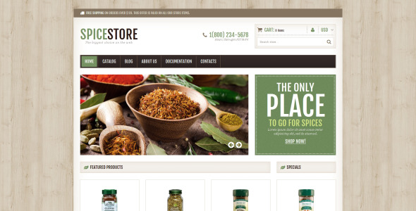 spice shop отзывчивая тема shopify