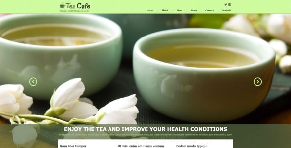 чайный магазин отзывчивый шаблон joomla