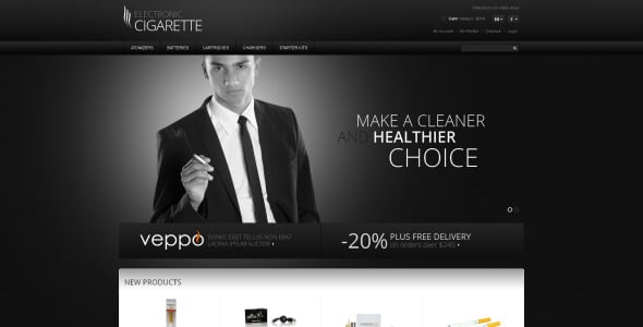 табак отзывчивая тема magento