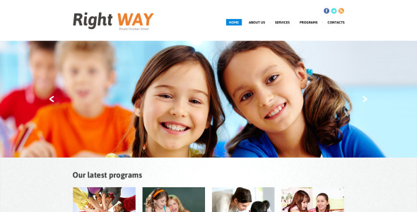 христианский адаптивный шаблон сайта