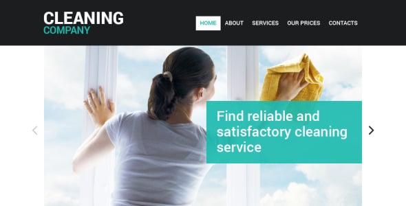 очистка адаптивного шаблона сайта