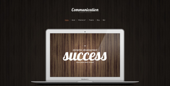 коммуникационная адаптивная тема wordpress