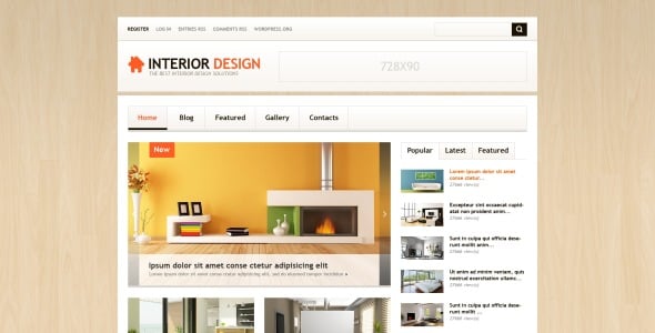 дизайн интерьера отзывчивая тема wordpress