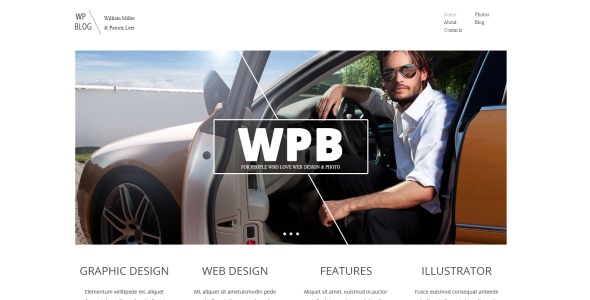 персональный дизайн интеграция wordpress тема