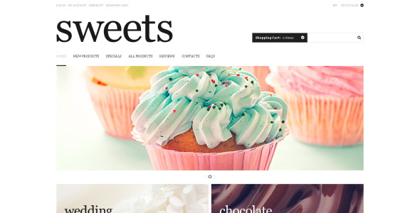 шаблон sweet life zencart