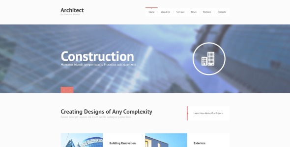 строительная компания отзывчивый шаблон joomla