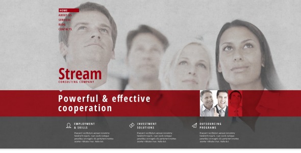 Консалтинг отзывчивая тема wordpress