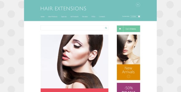 шаблон zencart для наращивания волос