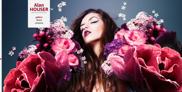 фотограф портфолио адаптивный шаблон сайта