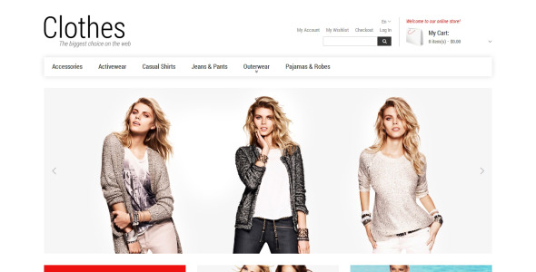 умная повседневная тема magento