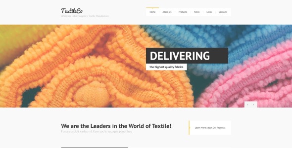 текстильная промышленность joomla шаблон