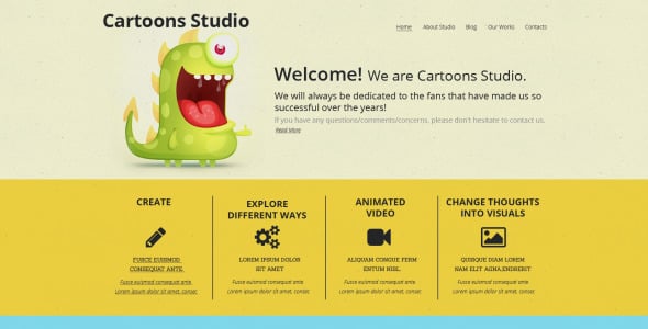 шаблон видеолаборатории drupal